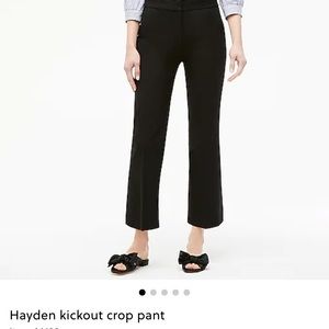 J.Crew hayden kickout crop pant